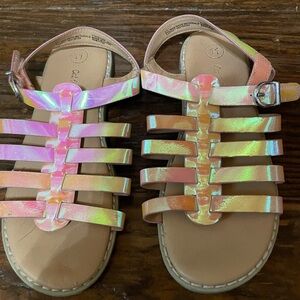 Cat and Jack Kids Rainbow Sandals